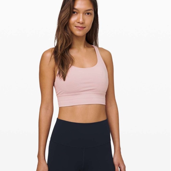 Lululemon Energy Bra *Long Line Smoky Blush - Picture 3 of 5